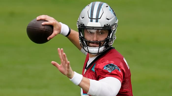 Panthers quarterback Baker Mayfield