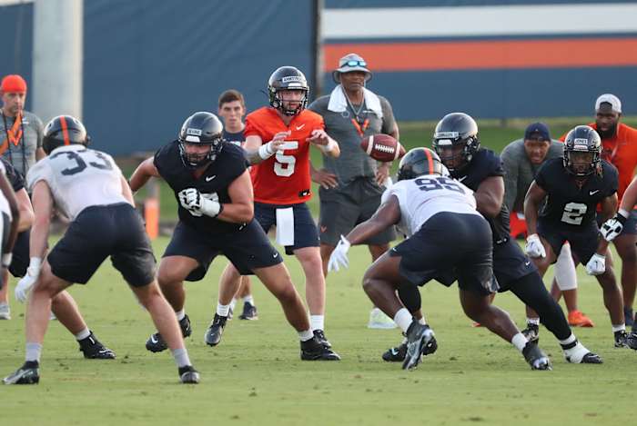 Virginia Cavaliers football fall camp