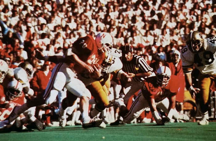 Dave Gillespie 1975 Nebraska vs Colorado football