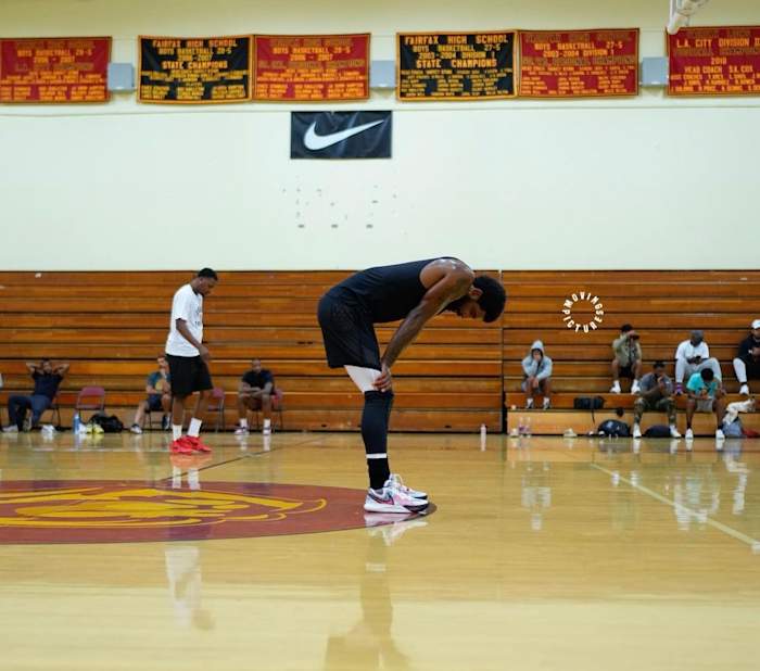 Brooklyn Nets point guard Kyrie Irving debuted the Nike Kyrie 9 yesterday in Los Angeles, California. The Nike Kyrie 9 could be Irving's last signature sneaker with Nike.