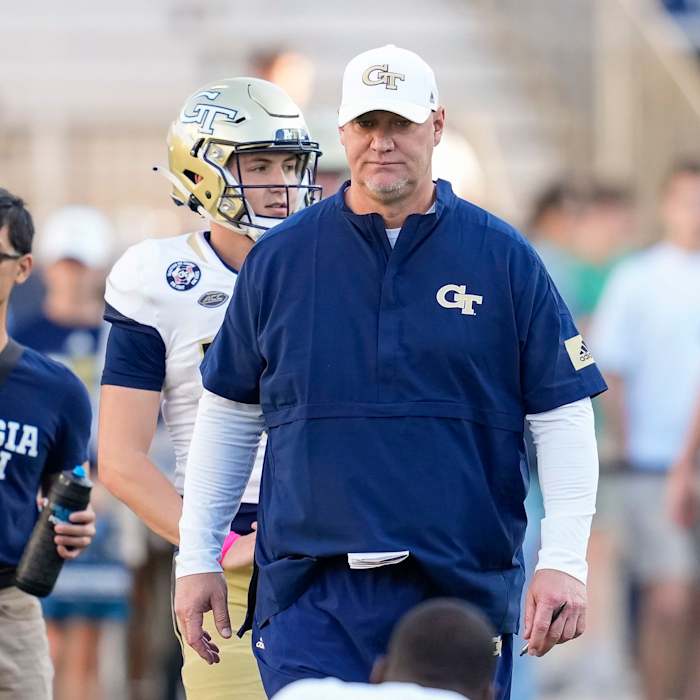 Georgia Tech quarterbacks coach Chris Weinke