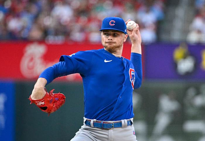 Chicago Cubs Reliever Sean Newcomb 