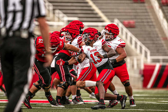 Chase Kennedy, Utah Utes Fall Camp.