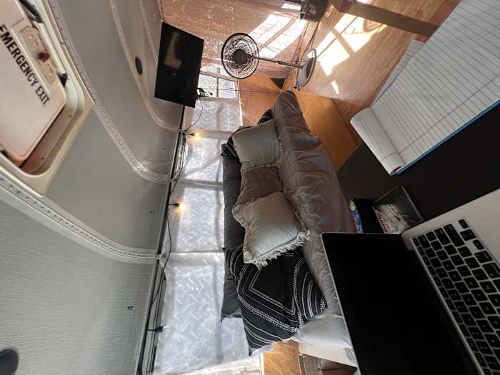Home sweet bus ... err, home. This will be the digs that Dan and Victoria Beaver will enjoy for much of 2023 as they chase racing around America. Photo courtesy: Victoria Beaver.