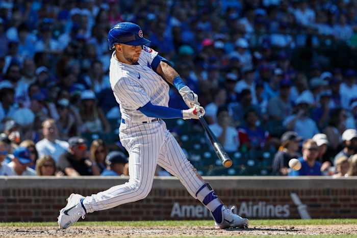 Chicago Cubs second baseman Nick Madrigal at Wrigley Field.
