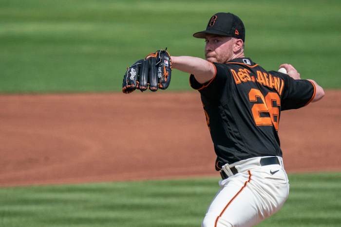 SF Giants pitcher Anthony DeSclafani.