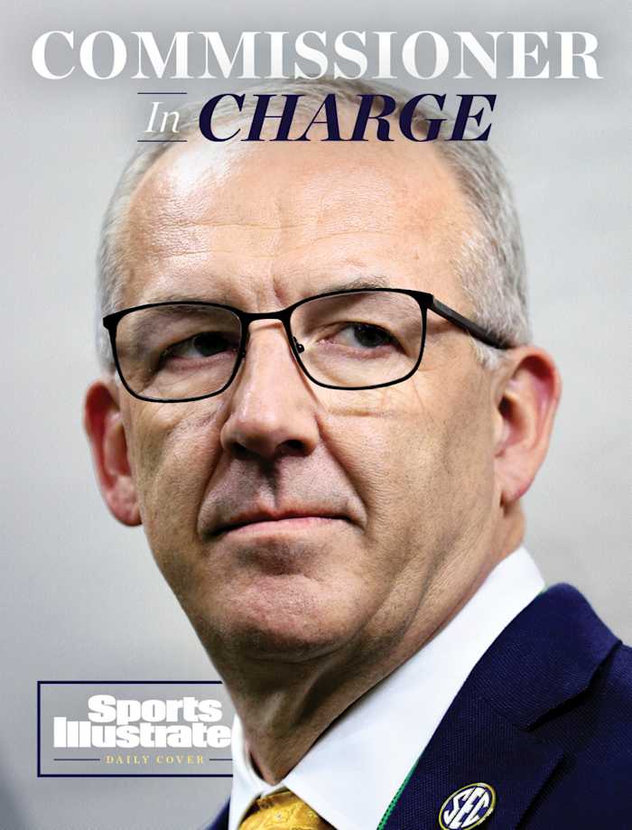 Greg Sankey, the SEC commissioner.