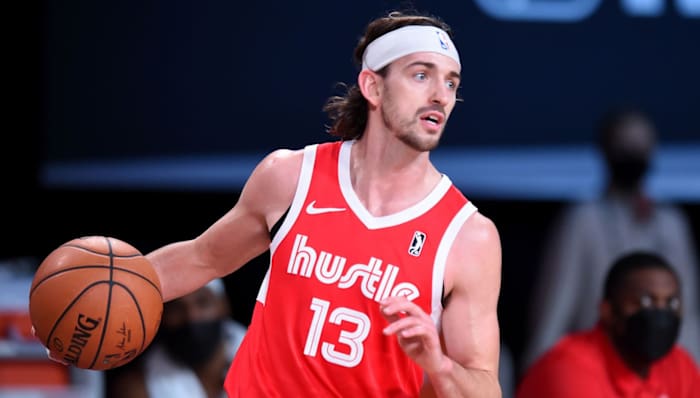 David Stockton played 14 games with the Memphis Grizzlies' G-League affiliate in the 2021-22 season.