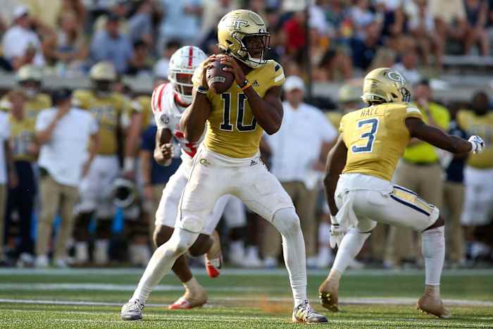 Georgia Tech Quarterback Jeff Sims