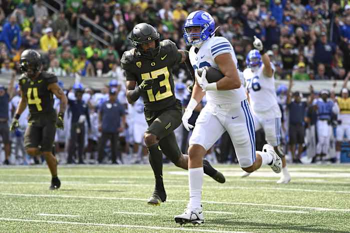 BYU vs Oregon Isaac Rex
