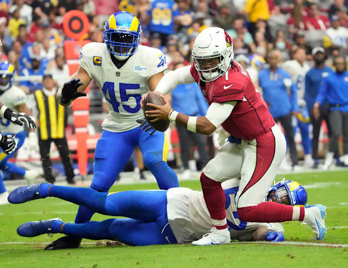 Kyler Murray, Arizona Cardinals, Los Angeles Rams