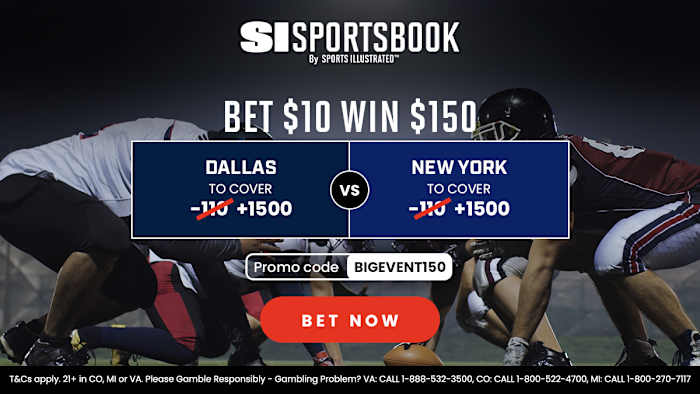 Bet $10, Win $150 on SI Sportsbook for Monday Night Football