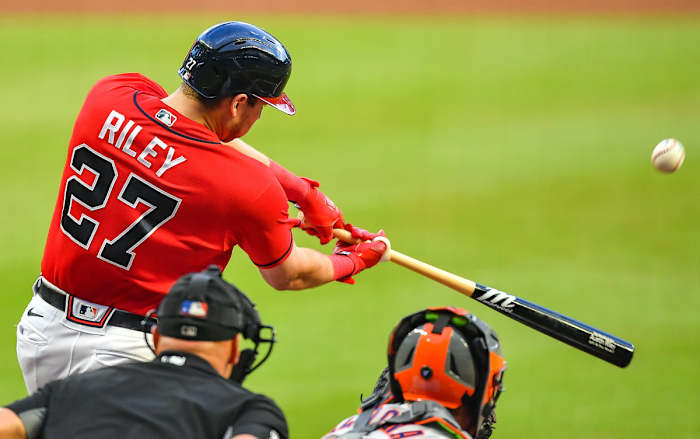 Braves third baseman Austin Riley