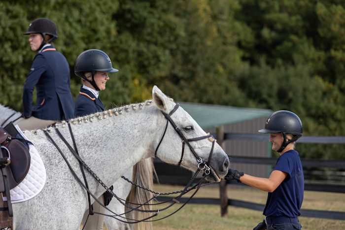 Helen Lohr (left) of Auburn Equestrian