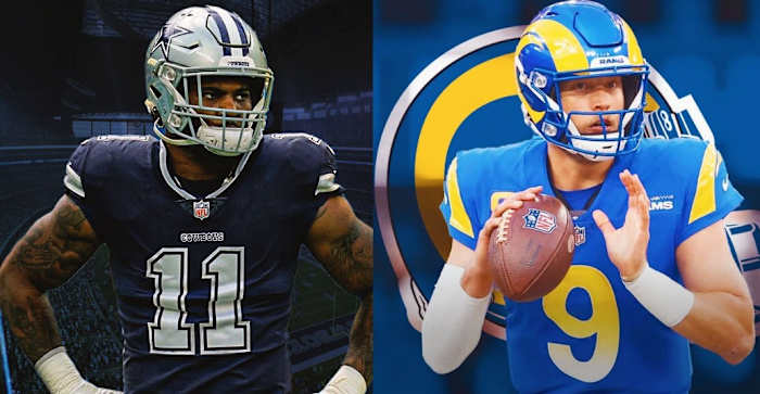 Micah Parsons (L) and Matthew Stafford