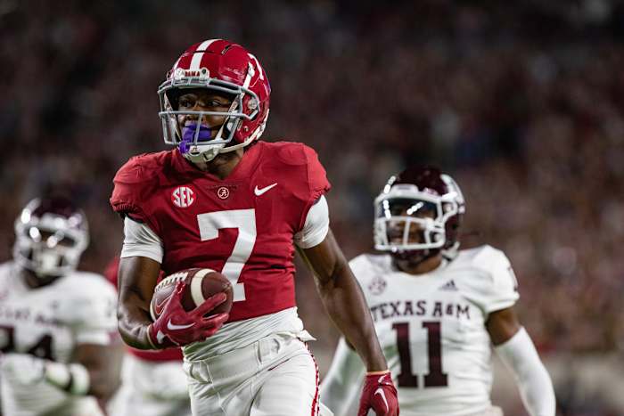 Ja'Corey Brooks scores touchdown against Texas A&M