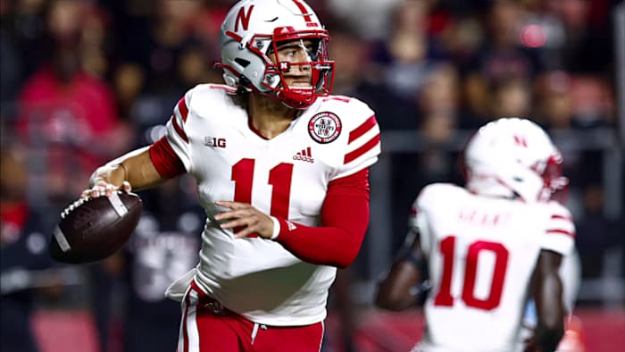 Casey Thompson 2022 Nebraska vs Rutgers football