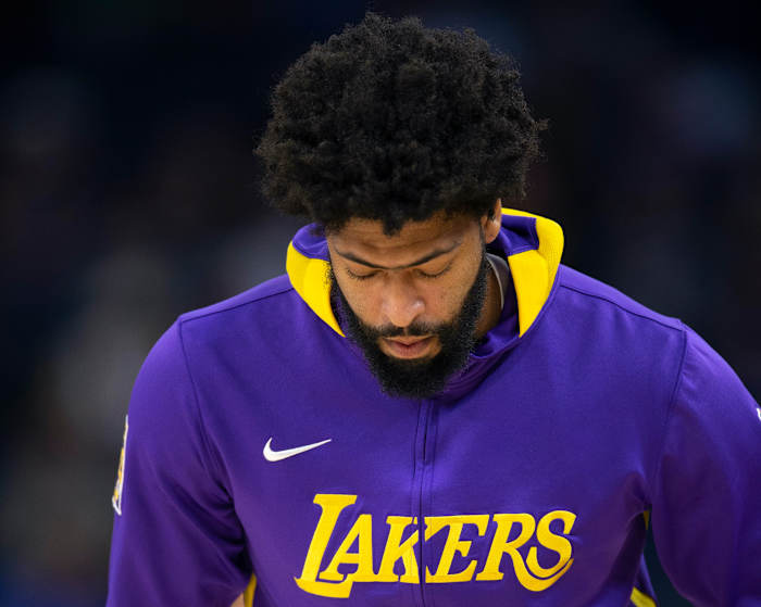 anthony davis warmups 10-9-22