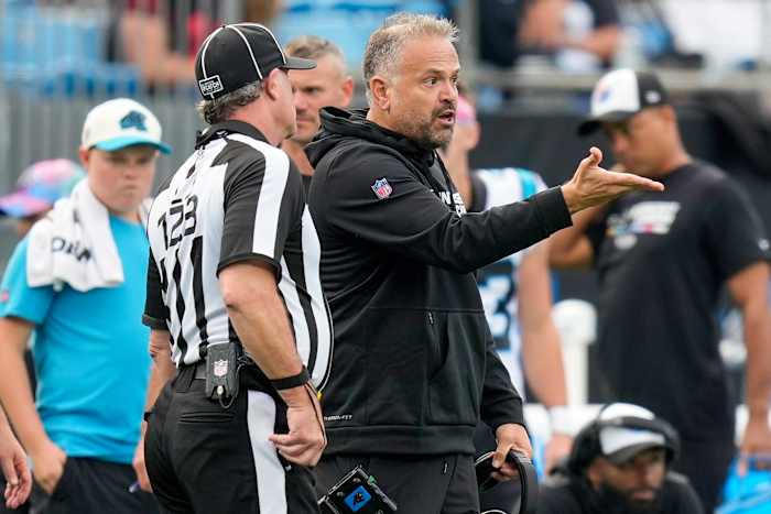 Former Carolina Panthers head coach Matt Rhule
