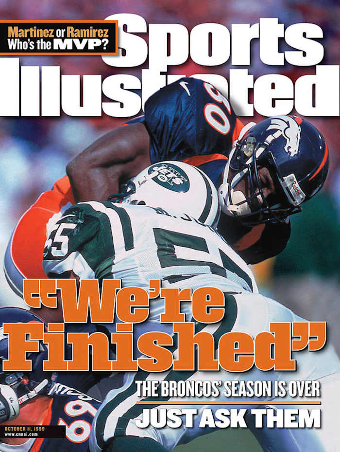 Terrell Davis on the cover of Sports Illustrated in 1999