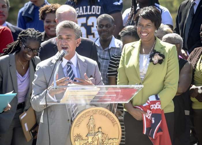 Ted Leonsis and Muriel Bowser