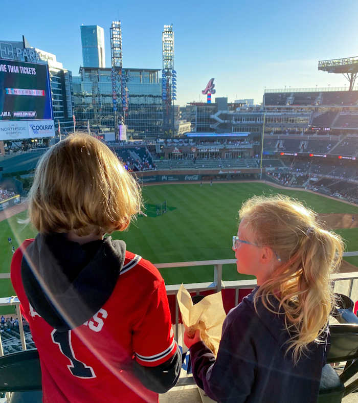 For the author, Freeman and the Braves brought focus—and brought Rose (left) and Grace into the fold.