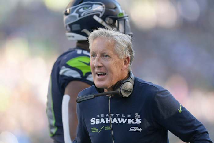 Seattle coach Pete Carroll