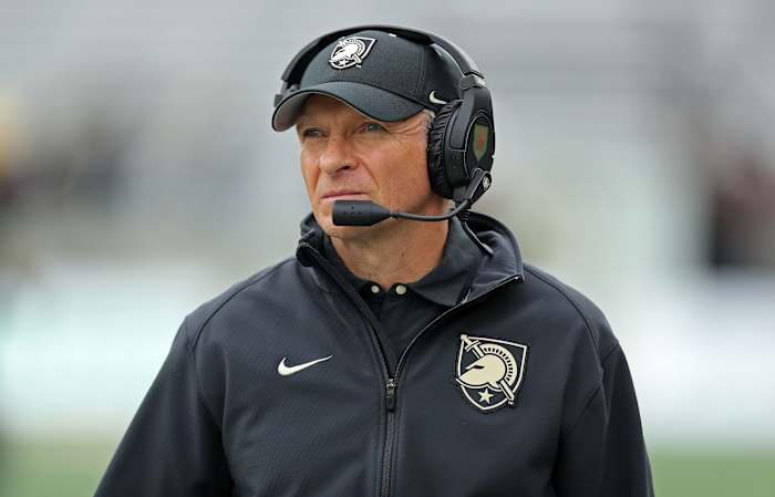 Army head coach Jeff Monken