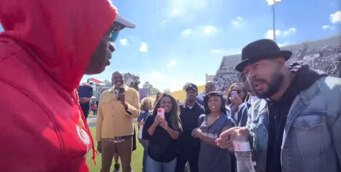 Deion Sanders Meets P-Valley Stars