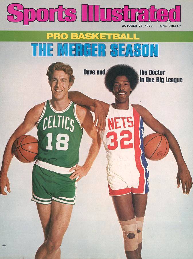 Dave Cowens and Julius Erving on the cover of Sports Illustrated in 1976