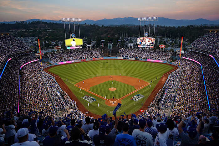 Game 3 of the 2018 World Series between the Boston Red Sox and Los Angeles Dodgers