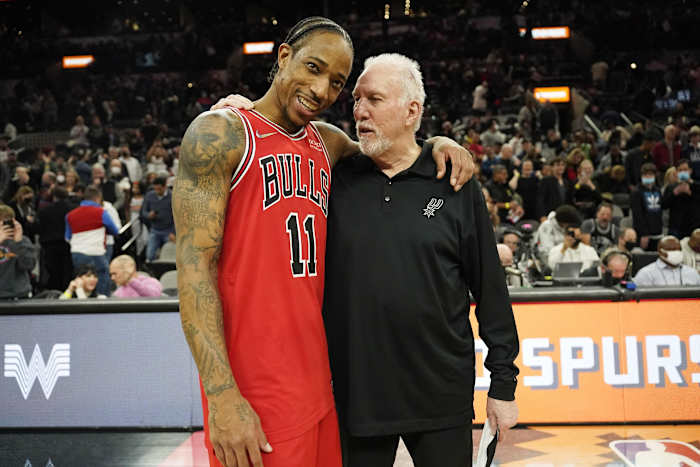 Chicago Bulls, Gregg Popovich, San Antonio Spurs, DeMar DeRozan