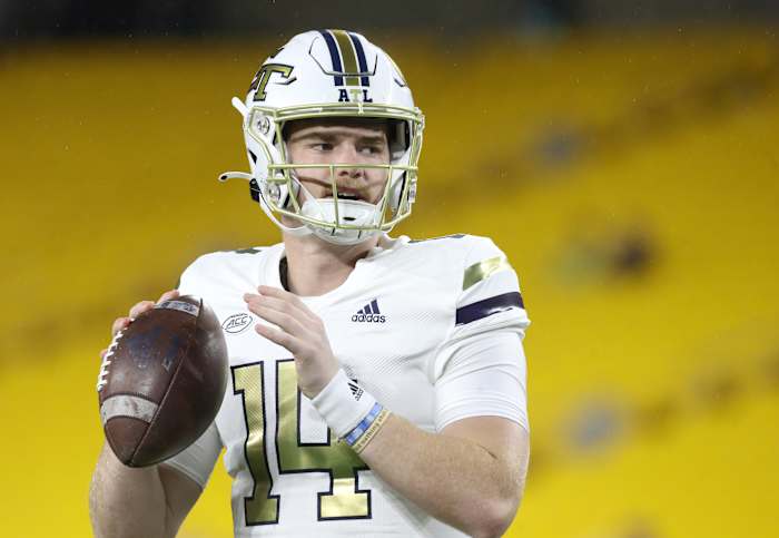 Georgia Tech quarterback Zach Pyron