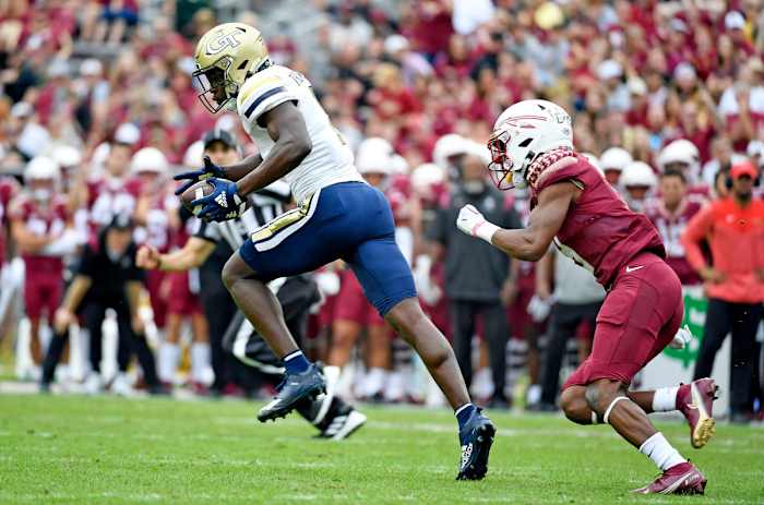 Georgia Tech linebacker Charlie Thomas
