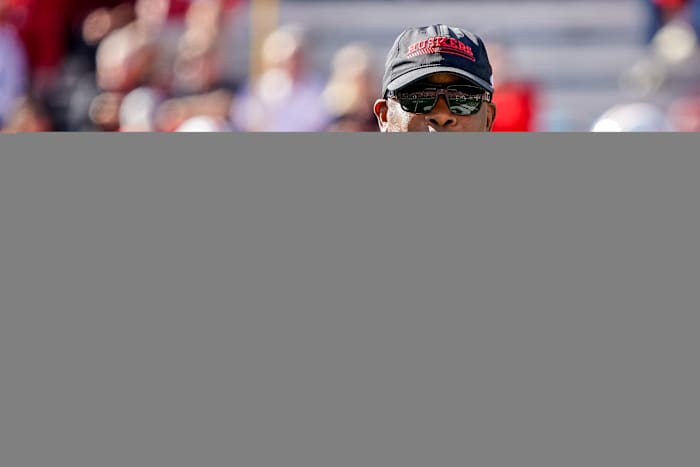 Mickey Joseph pregame USATSI_19332582 Nebraska vs Illinois football 2022