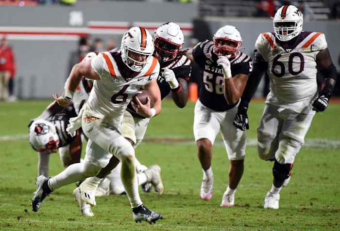 Virginia Tech quarterback Grant Wells