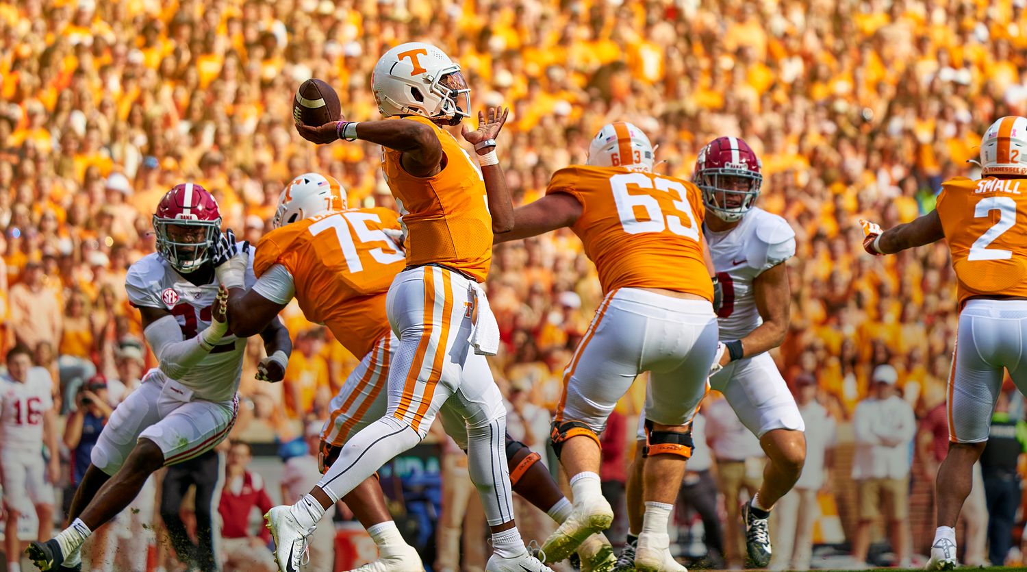 Tennessee quarterback Hendon Hooker