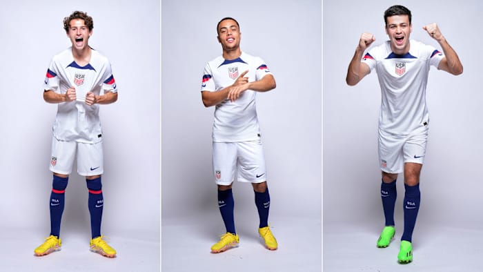 USMNT’s Brenden Aaronson, Sergiño Dest and Gio Reyna