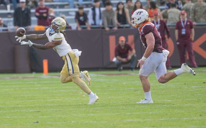 Georgia Tech wide receiver Nate McCollum