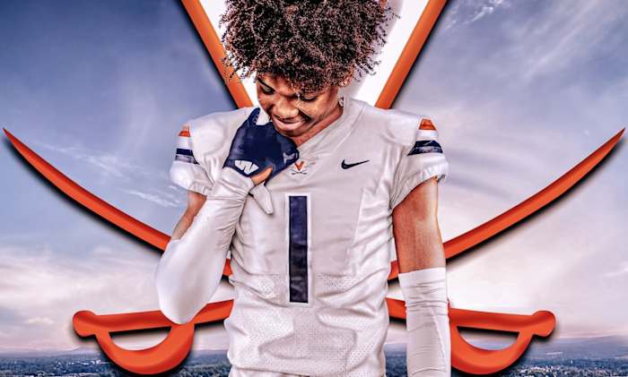 6'3" safety Caleb Hardy announced his commitment to the Virginia football program.
