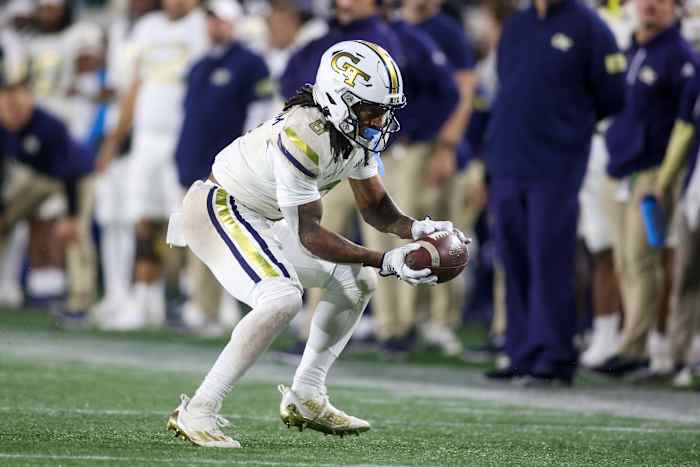 Georgia Tech wide receiver Nate McCollum