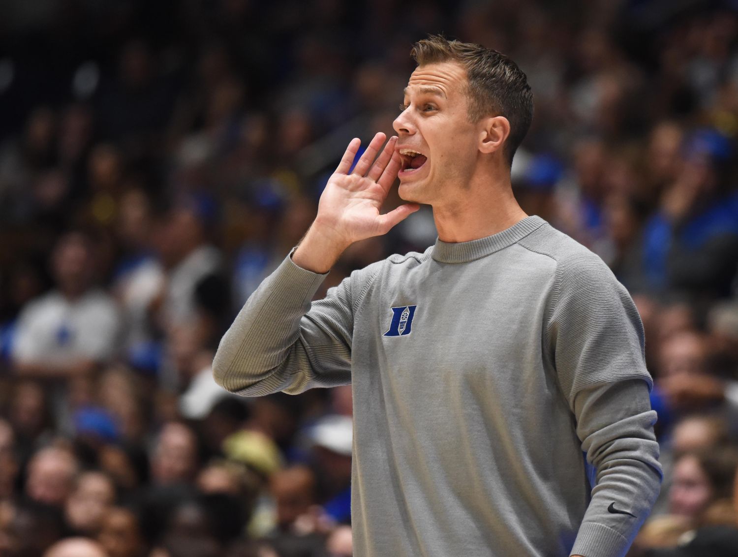 Duke basketball head coach Jon Scheyer