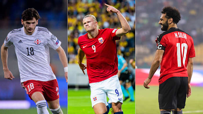 Khvicha Kvaratskhelia, Erling Haaland and Mohamed Salah miss out on the World Cup