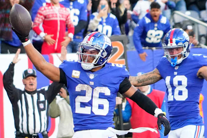 New York Giants running back Saquon Barkley