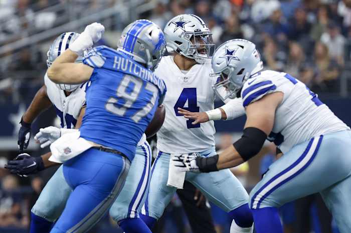 Detroit Lions edge rusher Aidan Hutchinson