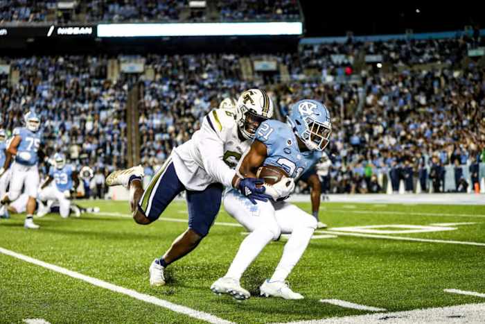 Georgia Tech defensive end Keion White vs North Carolina