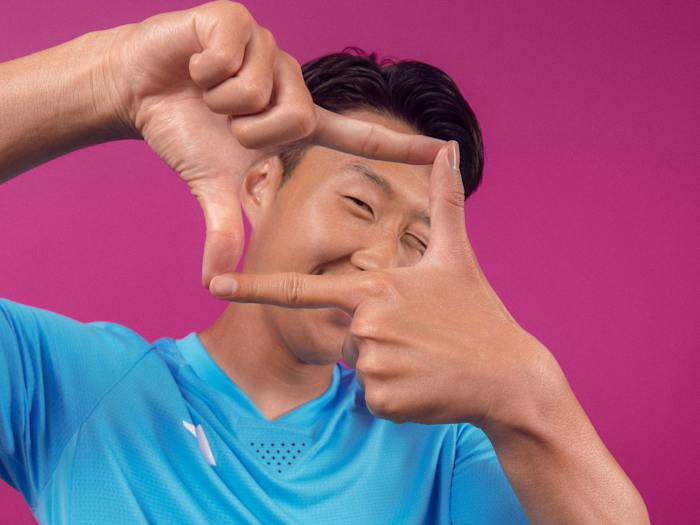 South Korea star Son Heung-min’s signature goal celebration of shaping of his thumbs and forefingers into a camera frame, squinting one eye and snapping a mental picture