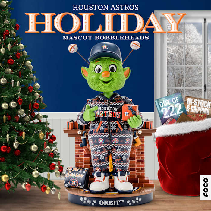 Houston Astros Holiday Mascot Bobblehead