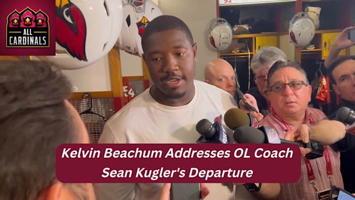 Kelvin Beachum Addresses OL Coach Sean Kugler's Departure