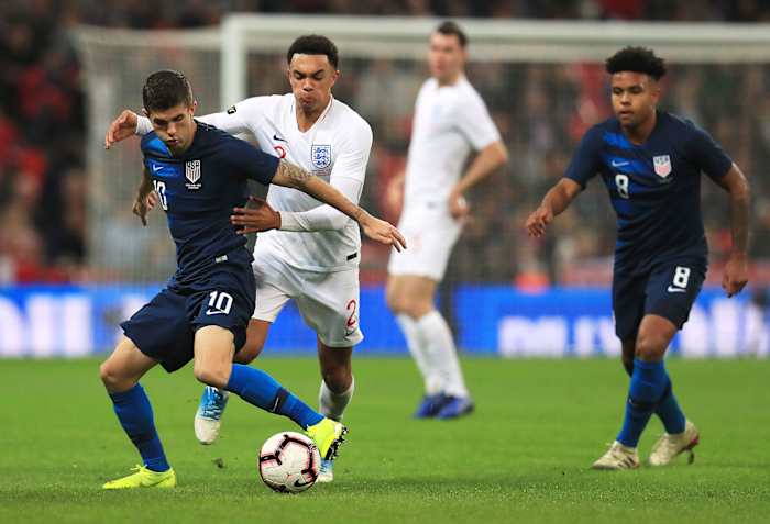 USMNT vs England in 2018 at Wembley Stadium